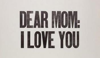 Speciaal voor mijn lieve mama